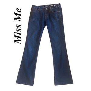 Miss Me low rise Bootcut jeans Size 29
